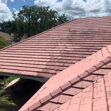 Painted Flat Tile Roof Wash in Weston, FL 2