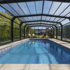Pool enclosure cleaning